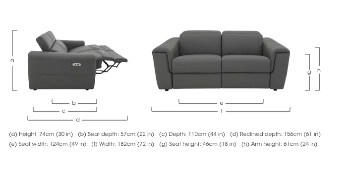 Figaro 2 Seater Leather Sofa Nicoletti Furniture Village