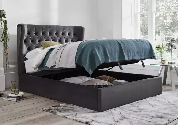 Ottoman bed with on sale mattress sale