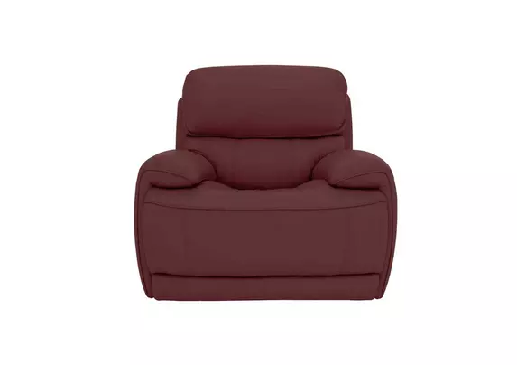 Leather power store swivel glider recliner