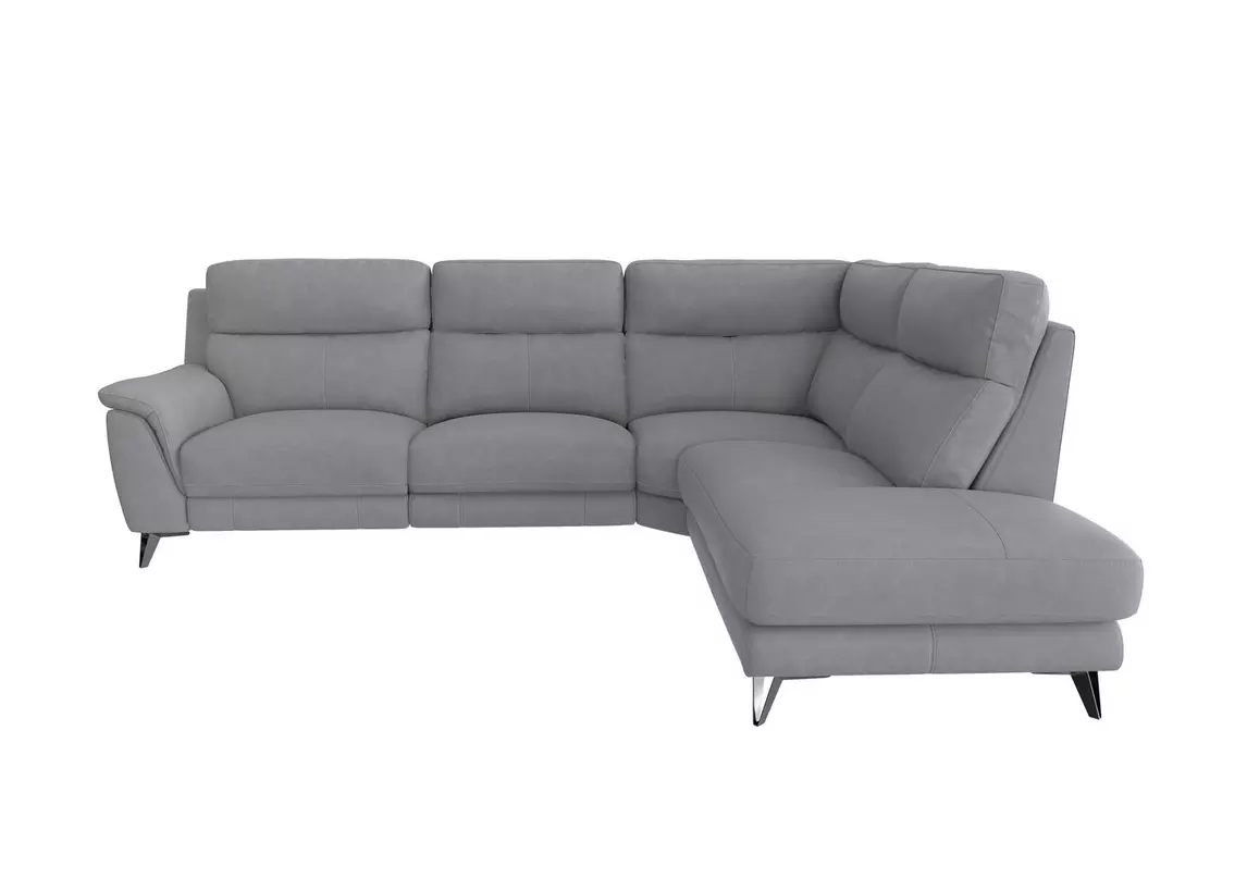 Contempo 3 Seater Chaise End Fabric Sofa