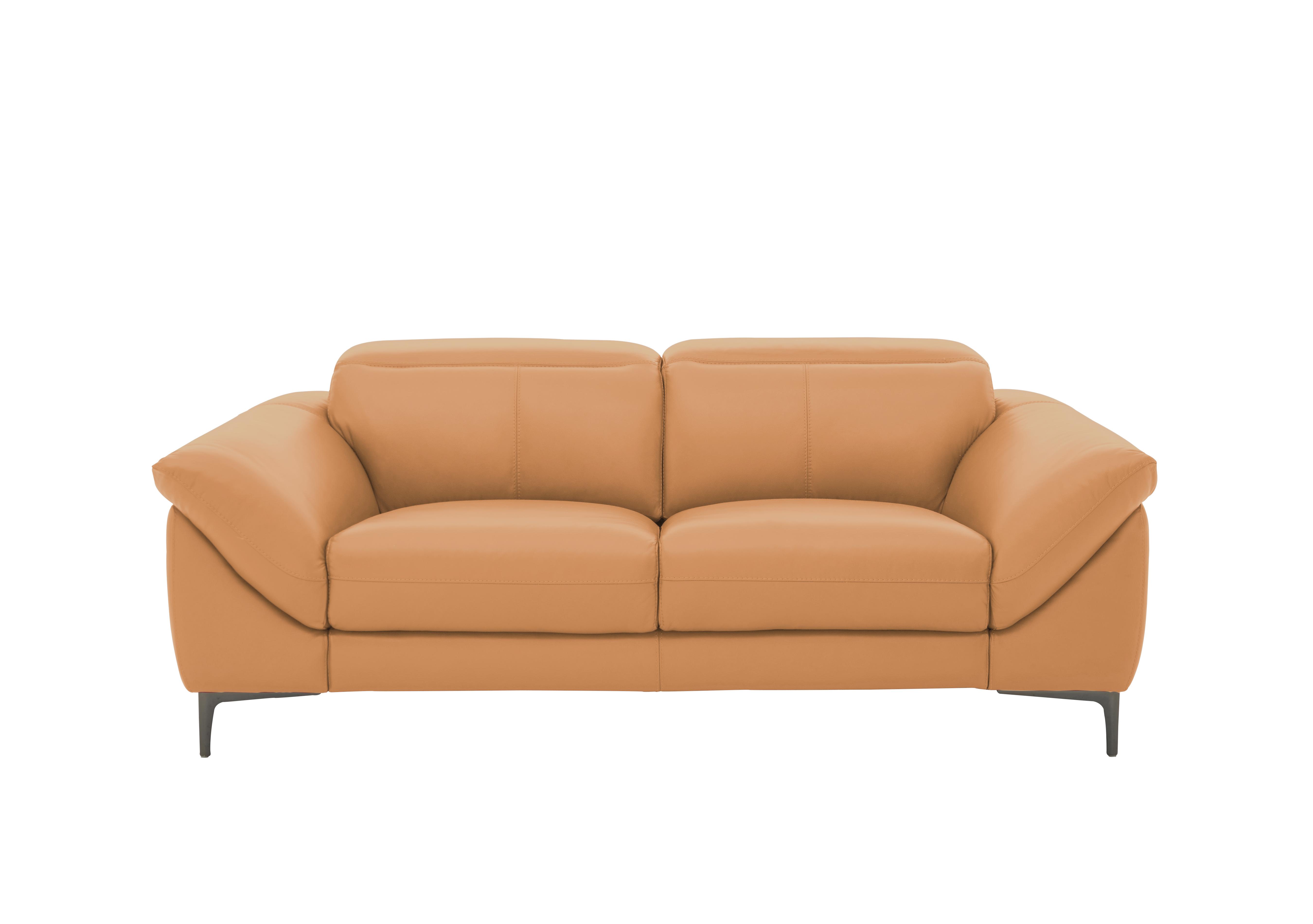 Galaxy 3 Seater Leather Sofa with Manual Headrests - World of Leather ...