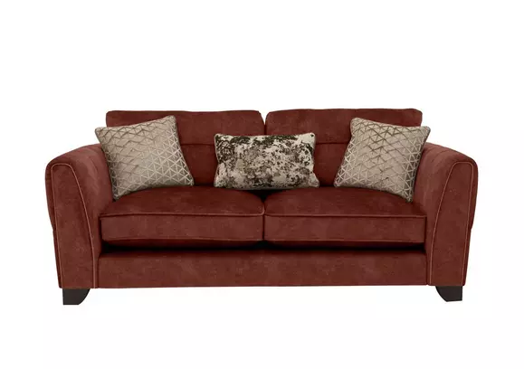 Fancy deals red couch