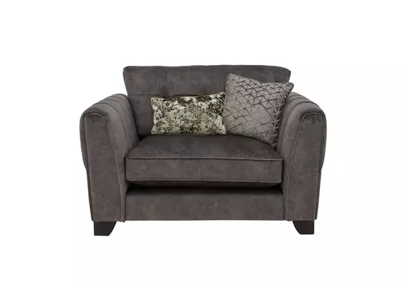 Grey discount snuggle armchair