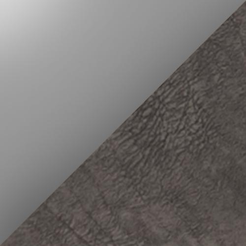 Ariana Classic Back Fabric Snuggler Chair in Dapple Mink Chrome Insert on Furniture Village