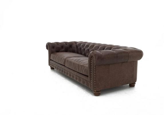 Camden Collection Brixton 4 Seater Leather Sofa Alexander And James Furniture Village