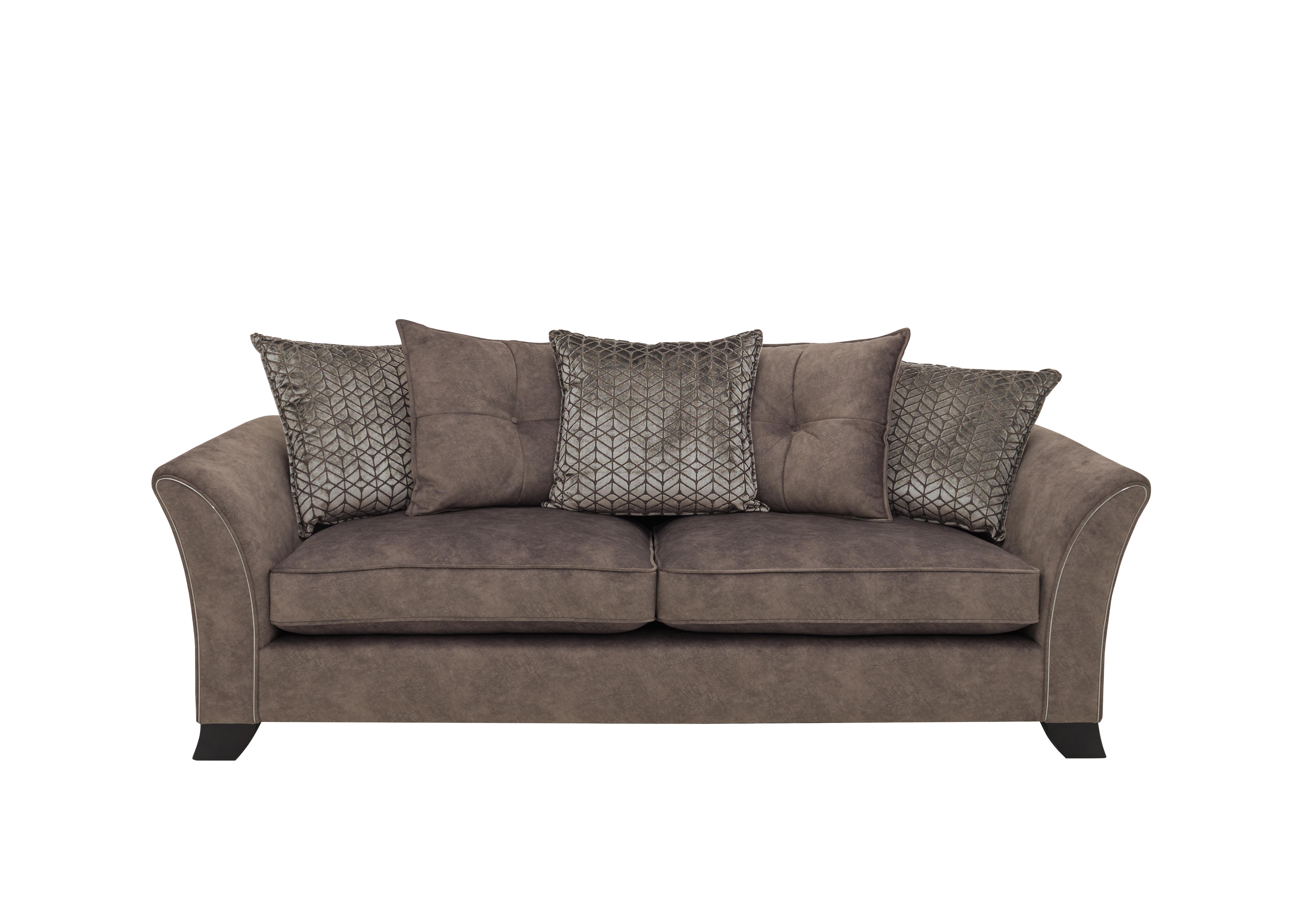 Amora 4 Seater Fabric Pillow Back Sofa Furniture Village