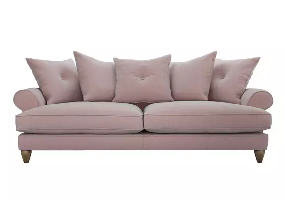 Pink settee deals for sale