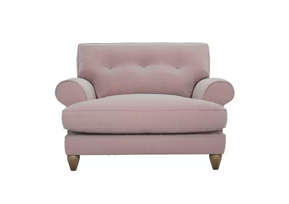 Blush pink store snuggle chair