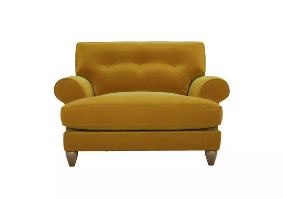 Ochre cuddle store chair