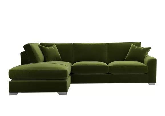 Green shop chaise sofa