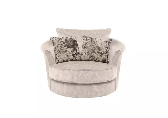 Crushed velvet deals cuddle chair