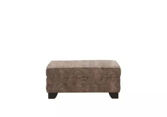 Brown deals fabric ottoman