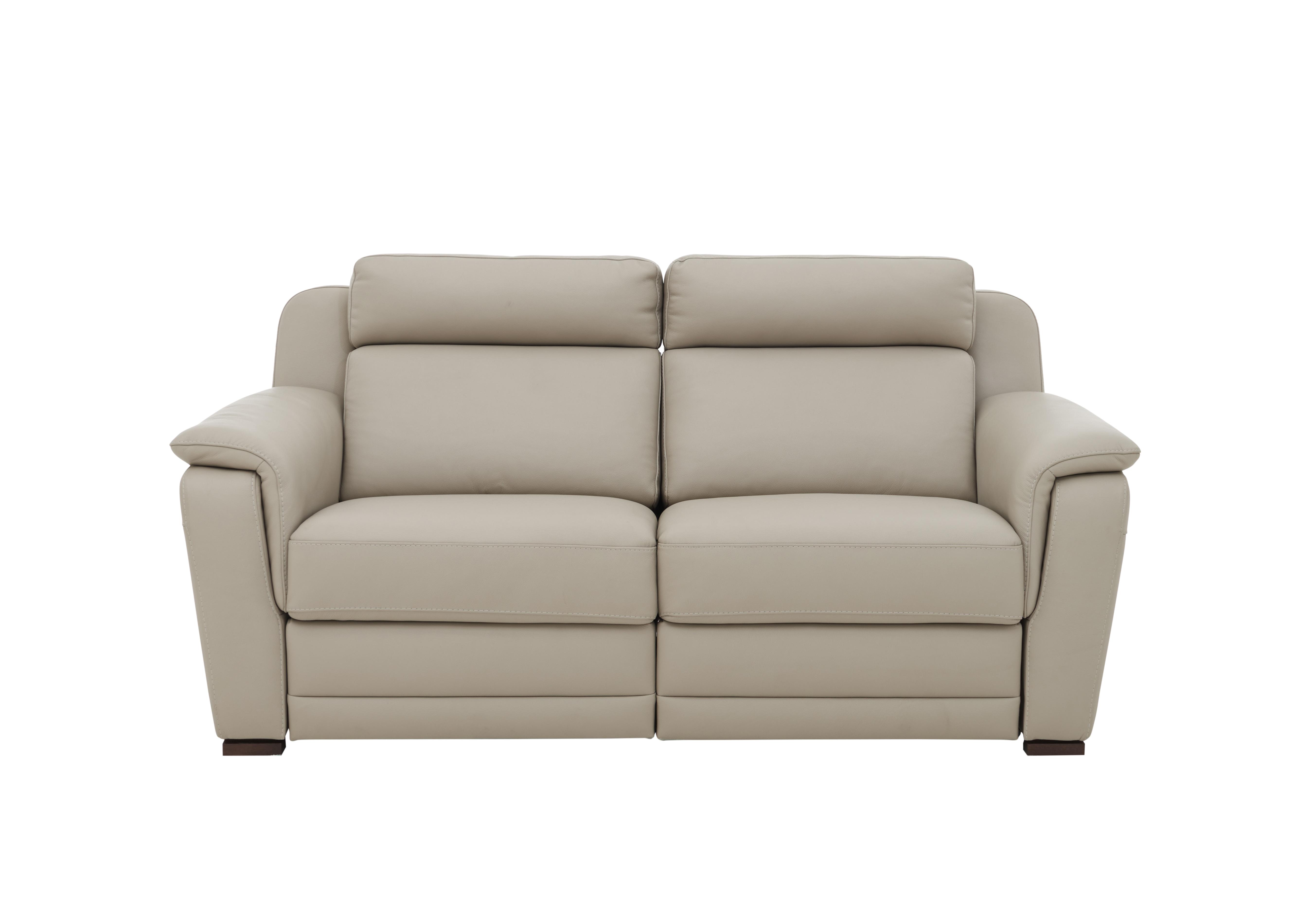 Matera 3 Seater Leather Power Recliner Sofa with Pad Arms - Nicoletti
