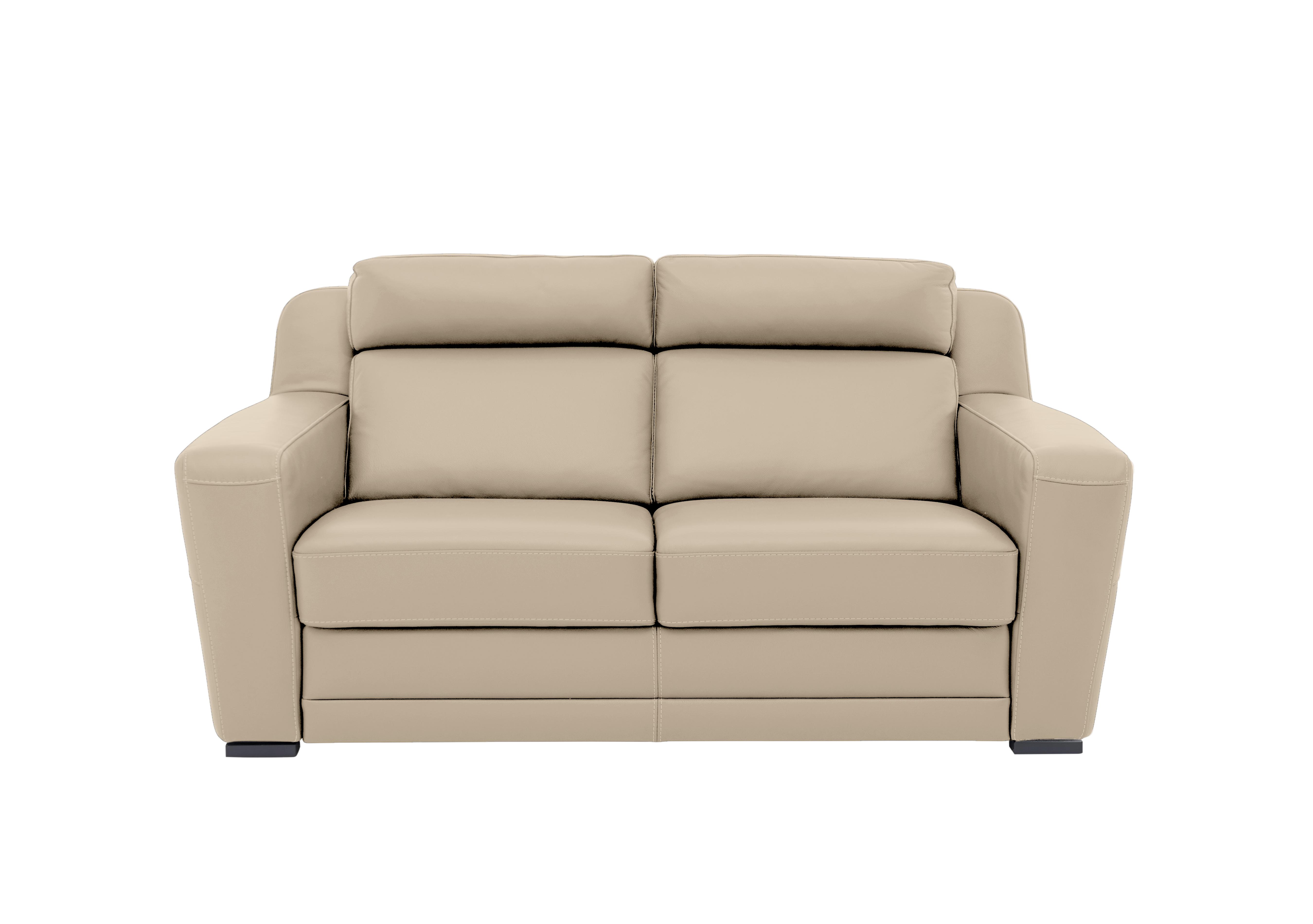 Matera 3 Seater Leather Static Sofa with Box Arms Nicoletti