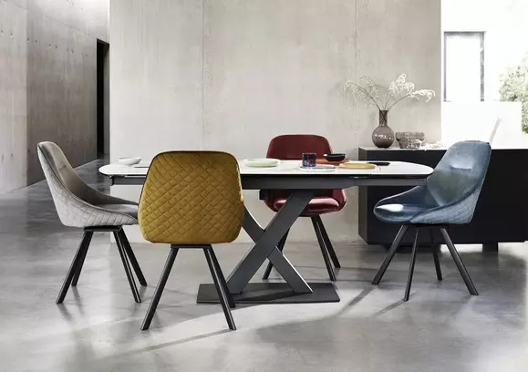 Marble table with online chairs