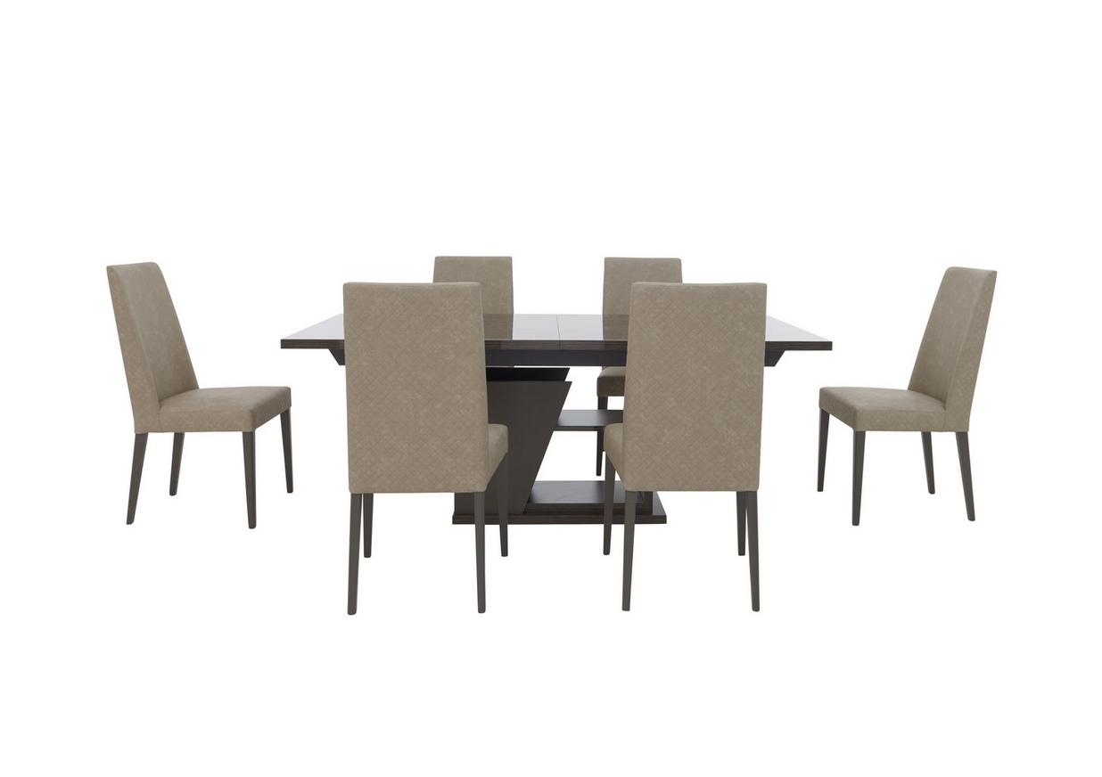 trillo dining table and 6 chairs