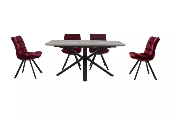 Red kitchen deals table set