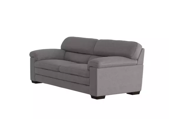 White deals microsuede sofa