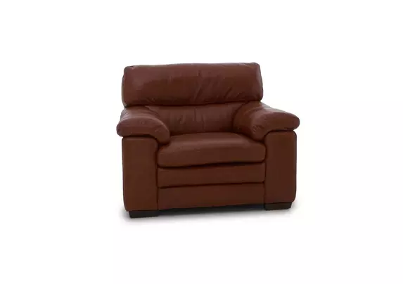 Soft leather online armchair