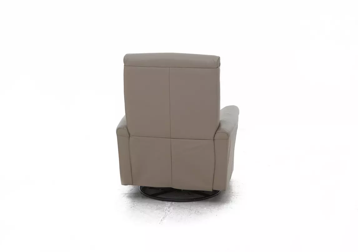 Recliner that store swivels and rocks