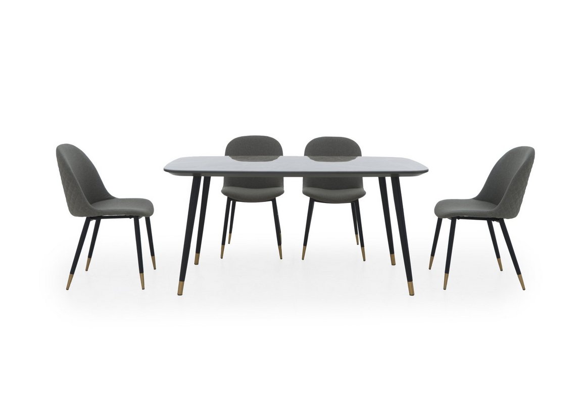 Como Compact Ceramic Dining Table And 4 Fabric Chairs Furniture Como Compact Ceramic Dining Table And 4 Fabric Chairs Furniture