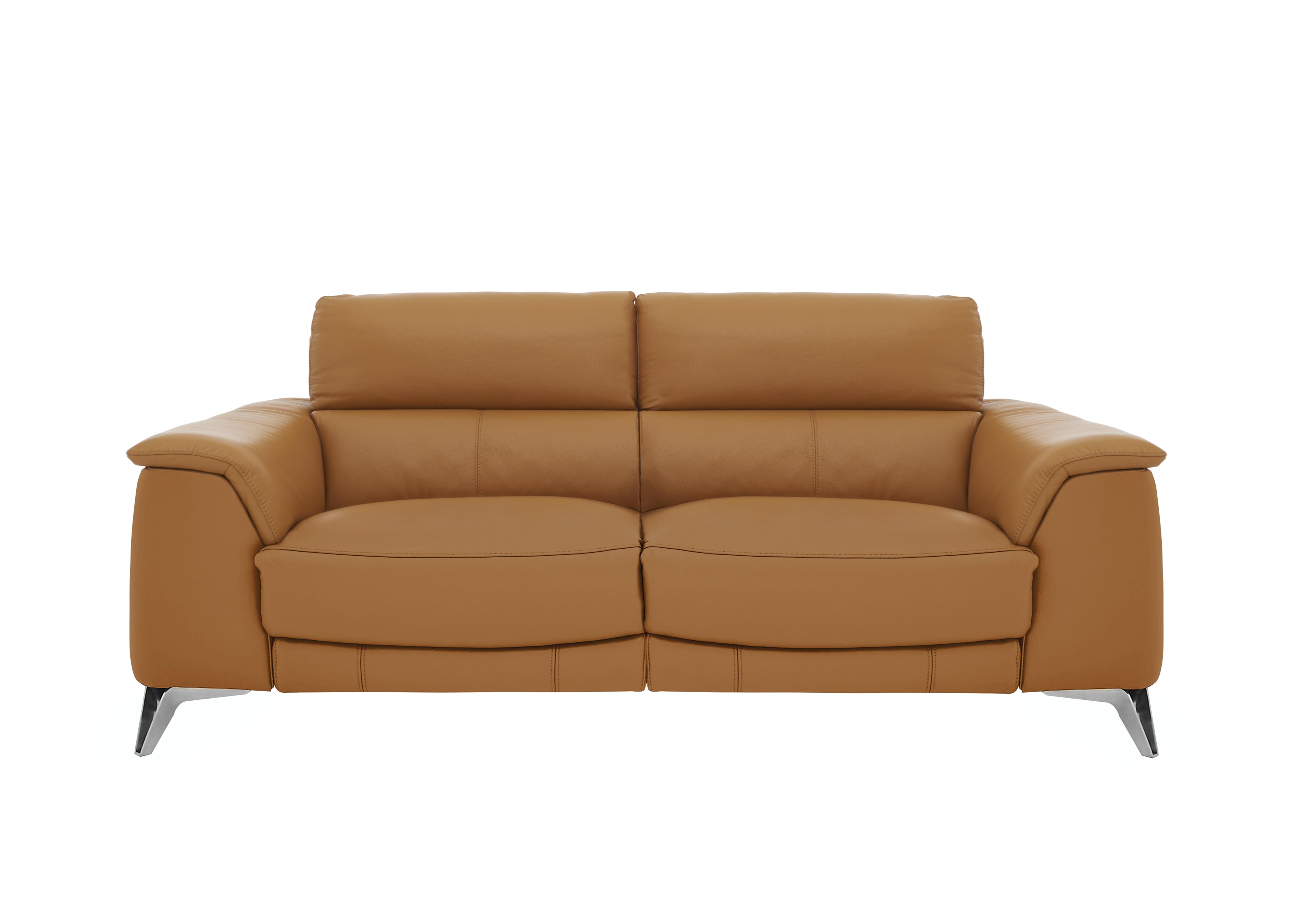 Odyssey 3 Seater Leather Recliner Sofa with Power Headrests World of