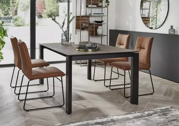 Glass ka deals dining table