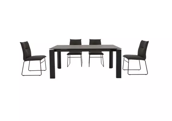 Ski leg store dining table