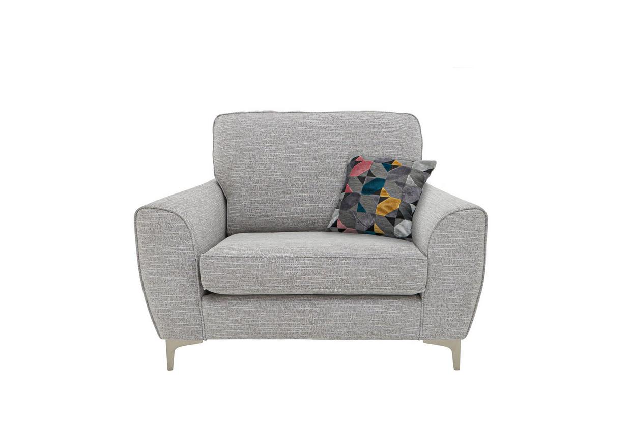 isla fabric snuggler armchair