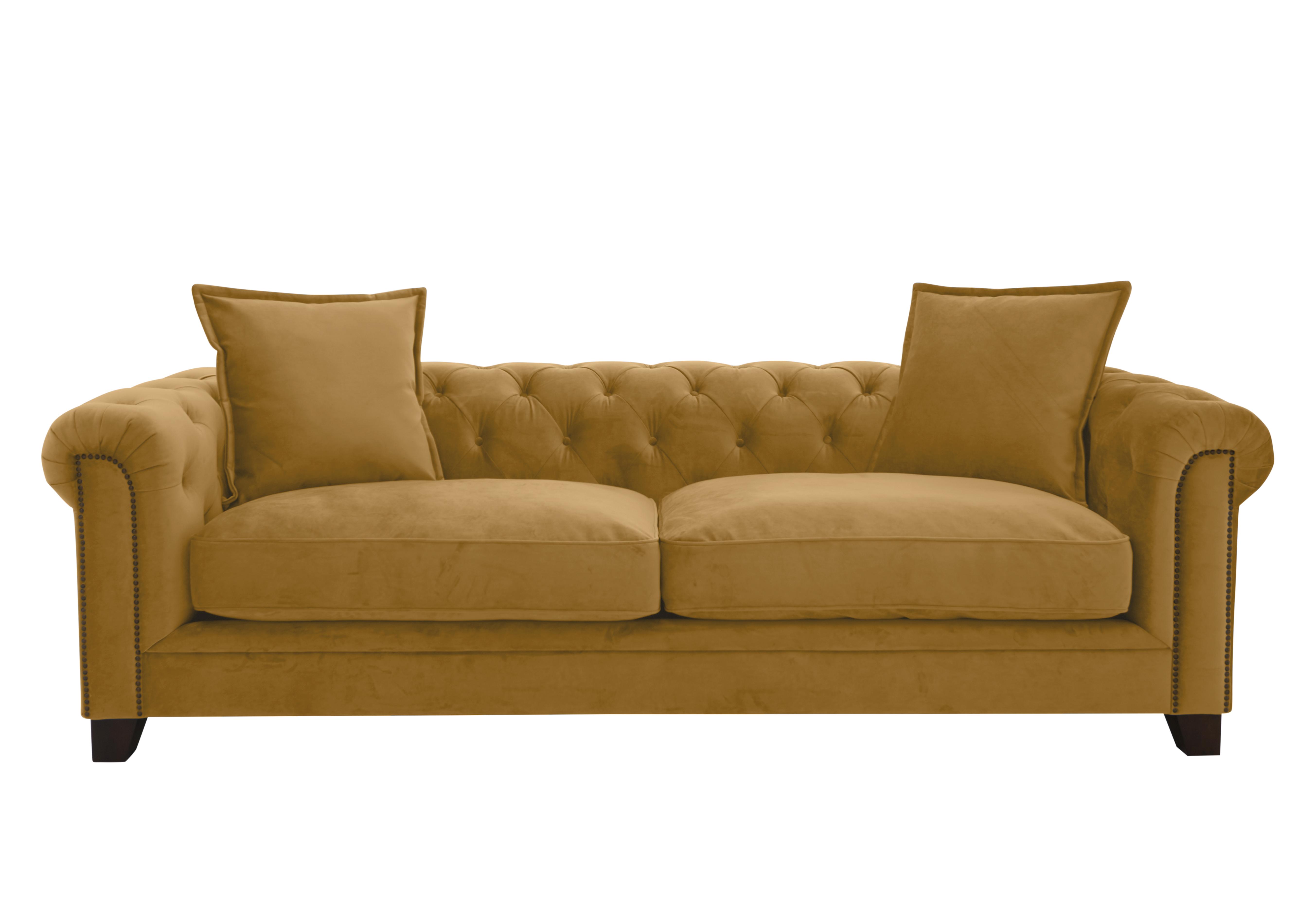 Homebird Luxury 4 Seater Velvet Sofa Alexander and James Furniture