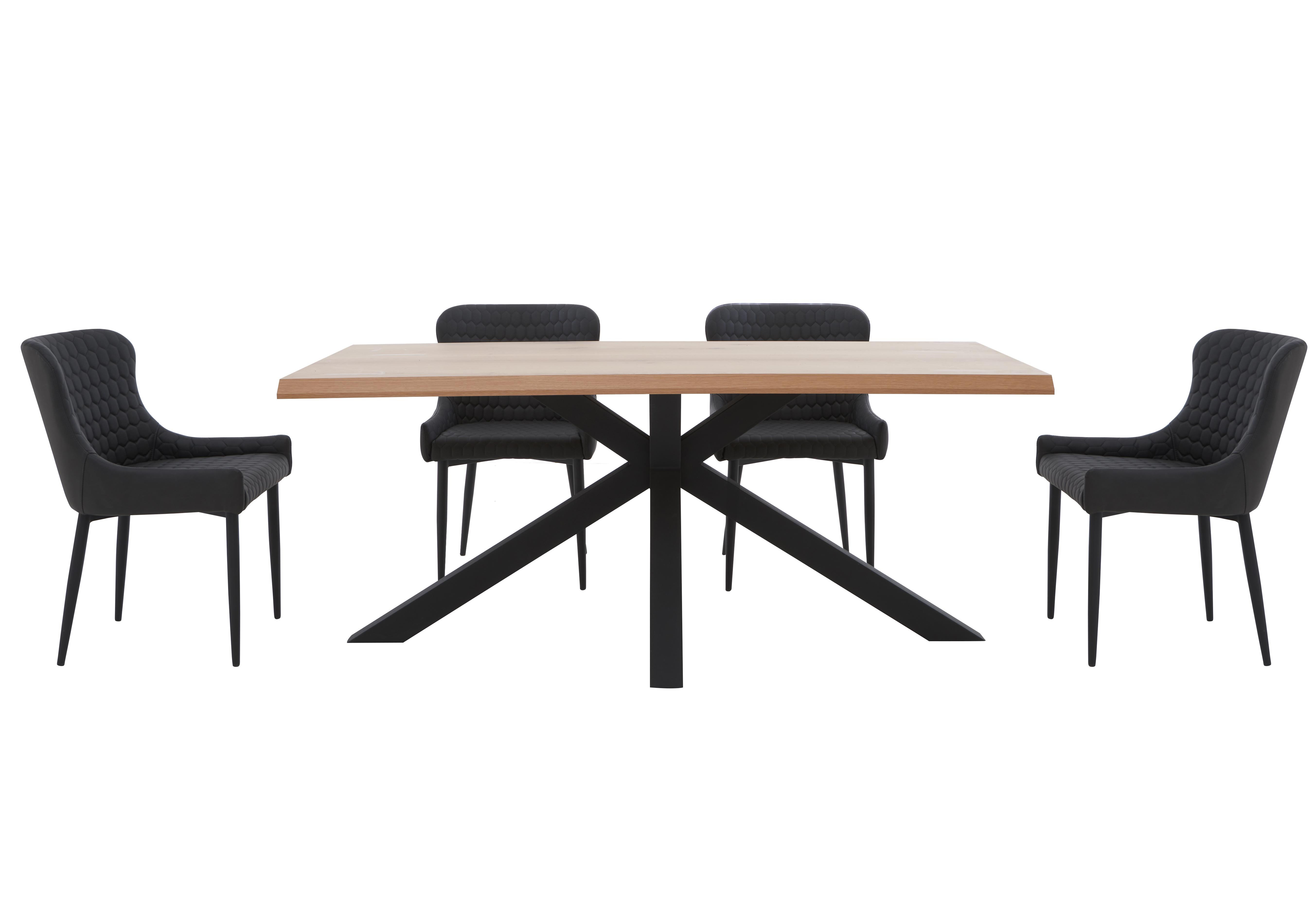 Osaka Dining Table and 4 Chairs Furniture Village