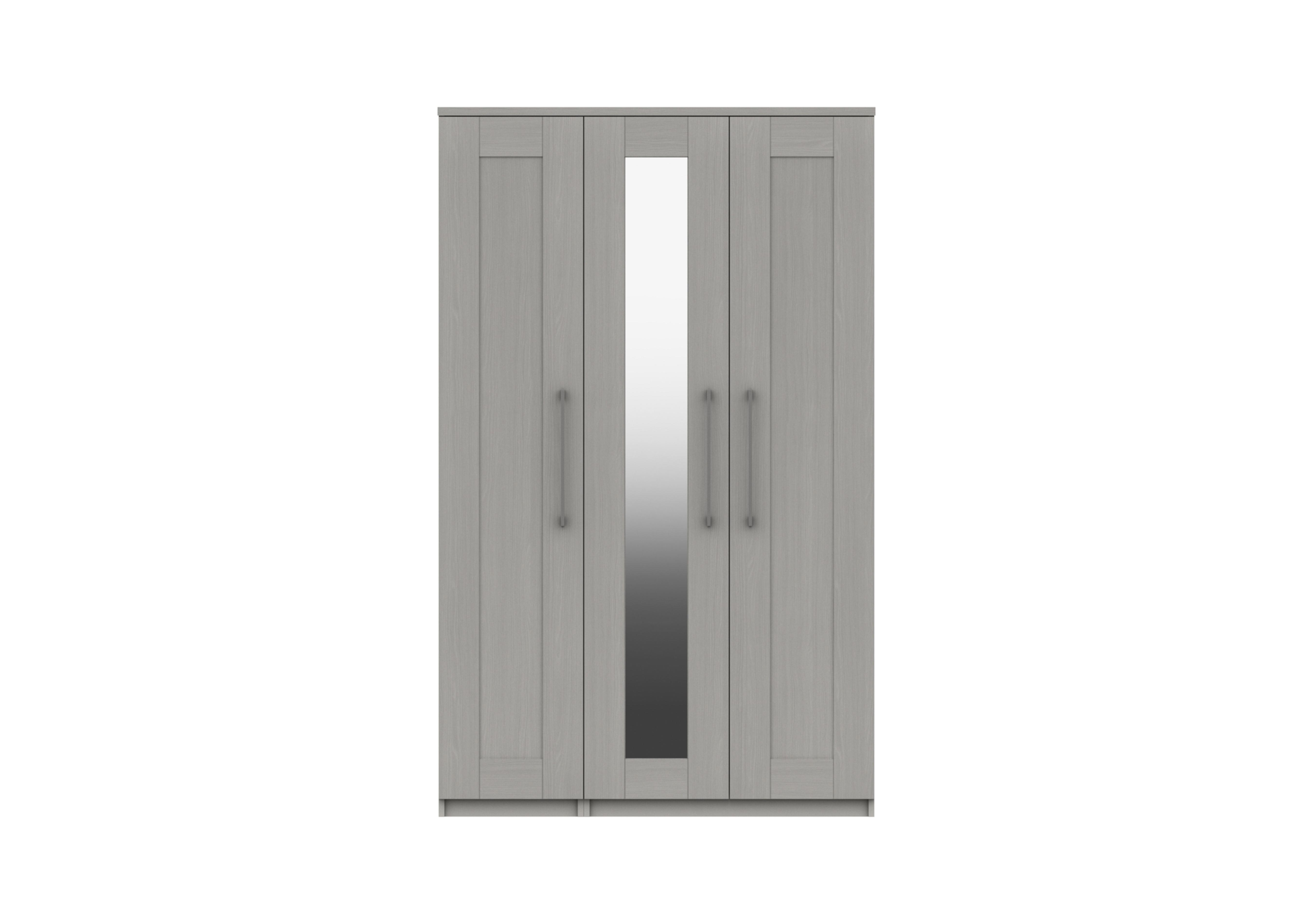 Grey wardrobe store 3 door