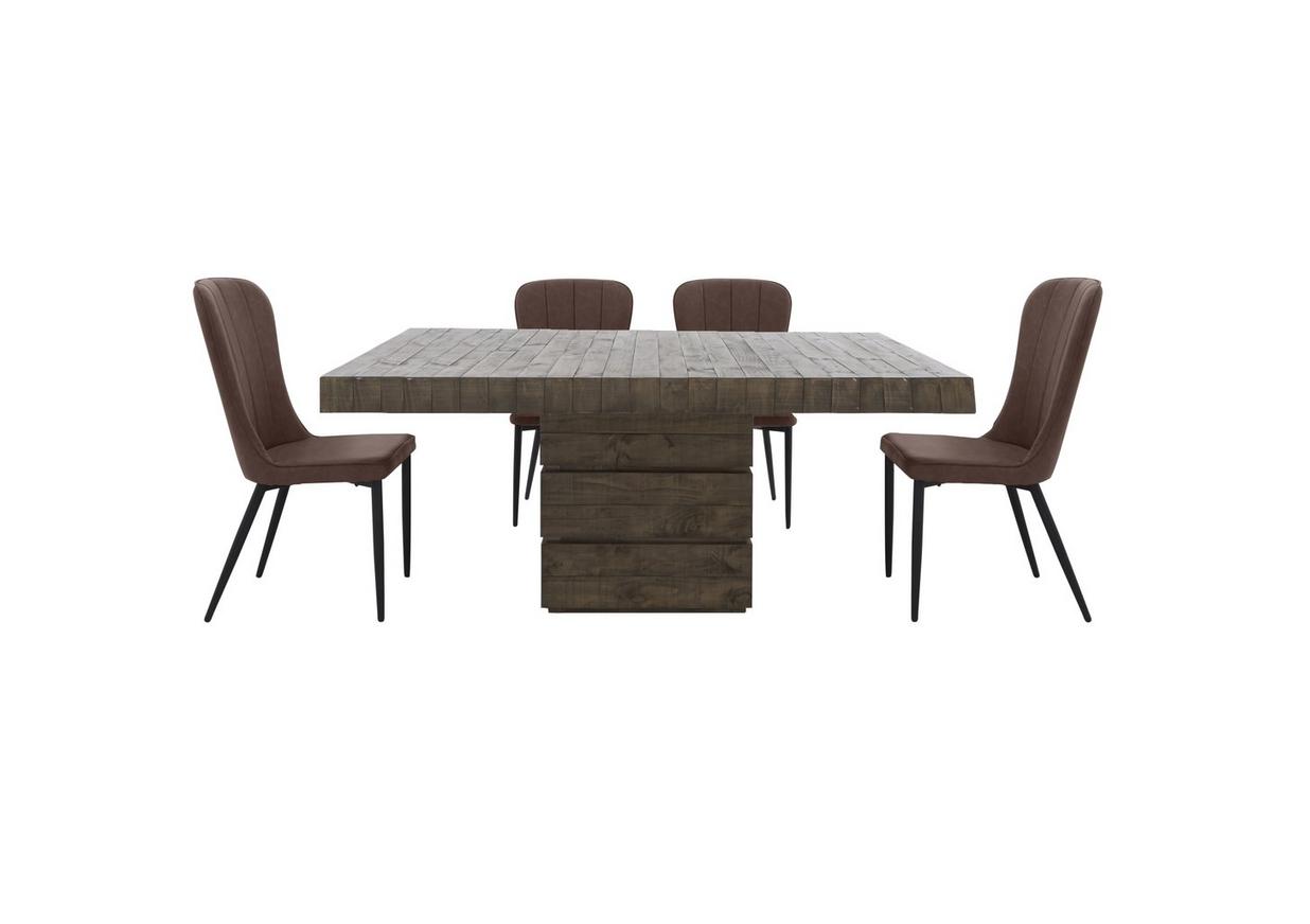 folsom rectangular table and 4 chairs dining set