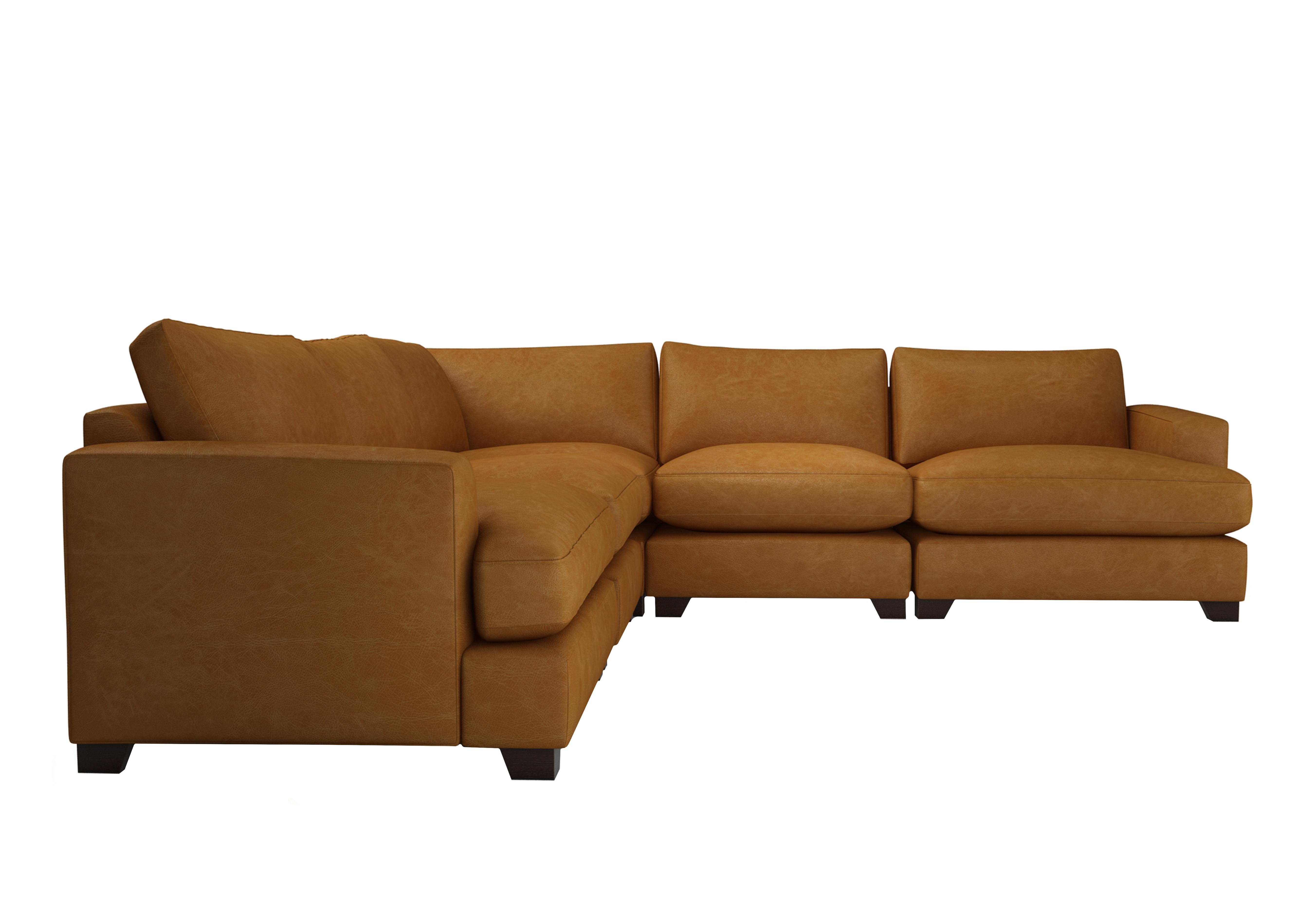 Lorrie Large Leather Corner Sofa The Lounge Co. Furniture Village