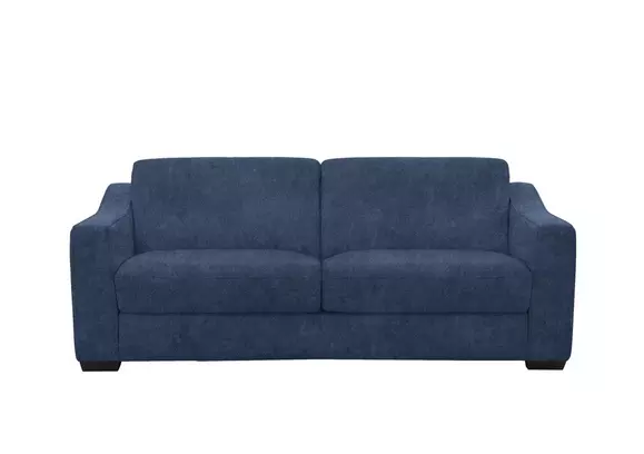 Blue chair online bed