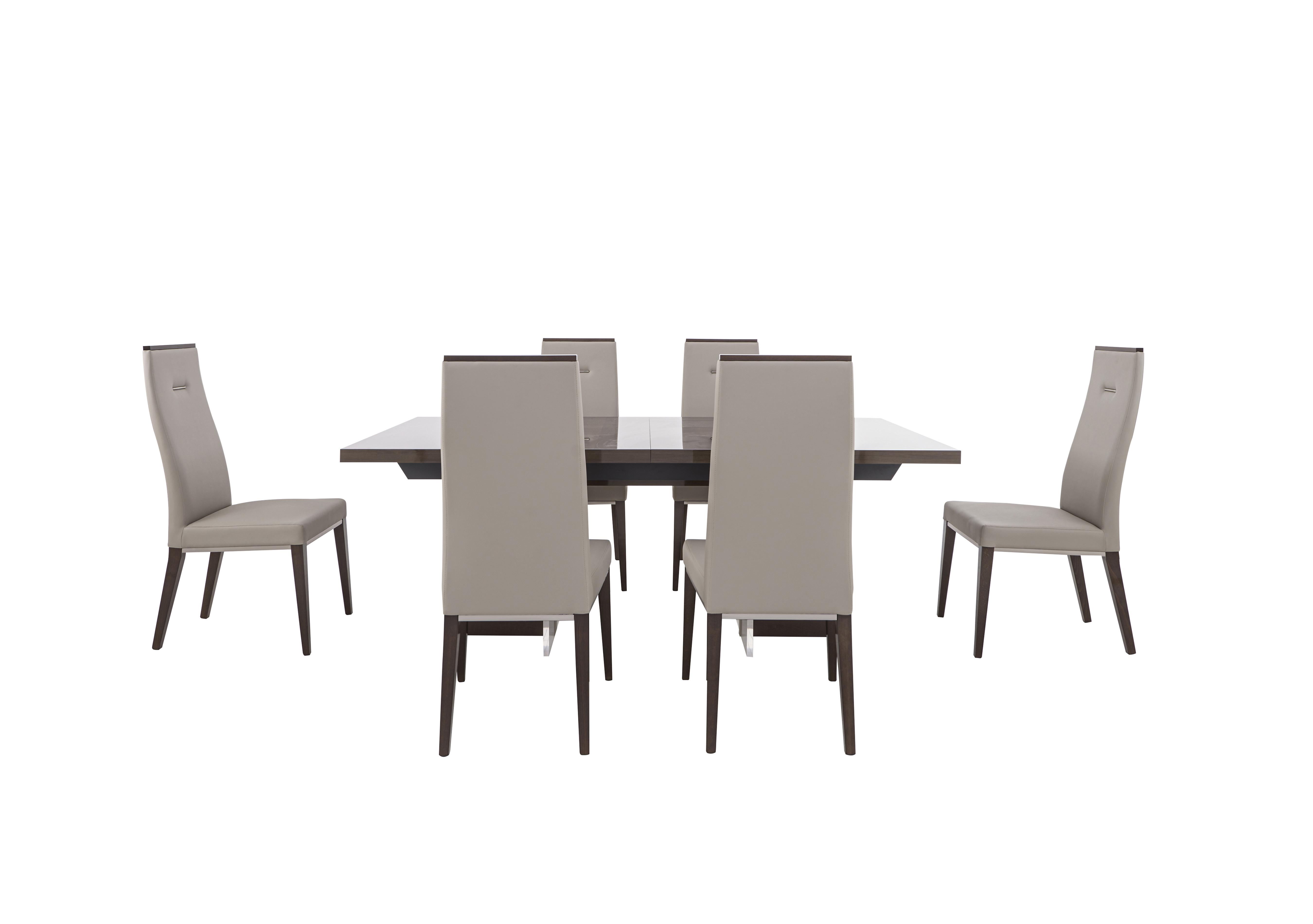 Corrado Extending Dining Table and 6 Dining Chairs ALF Furniture Village