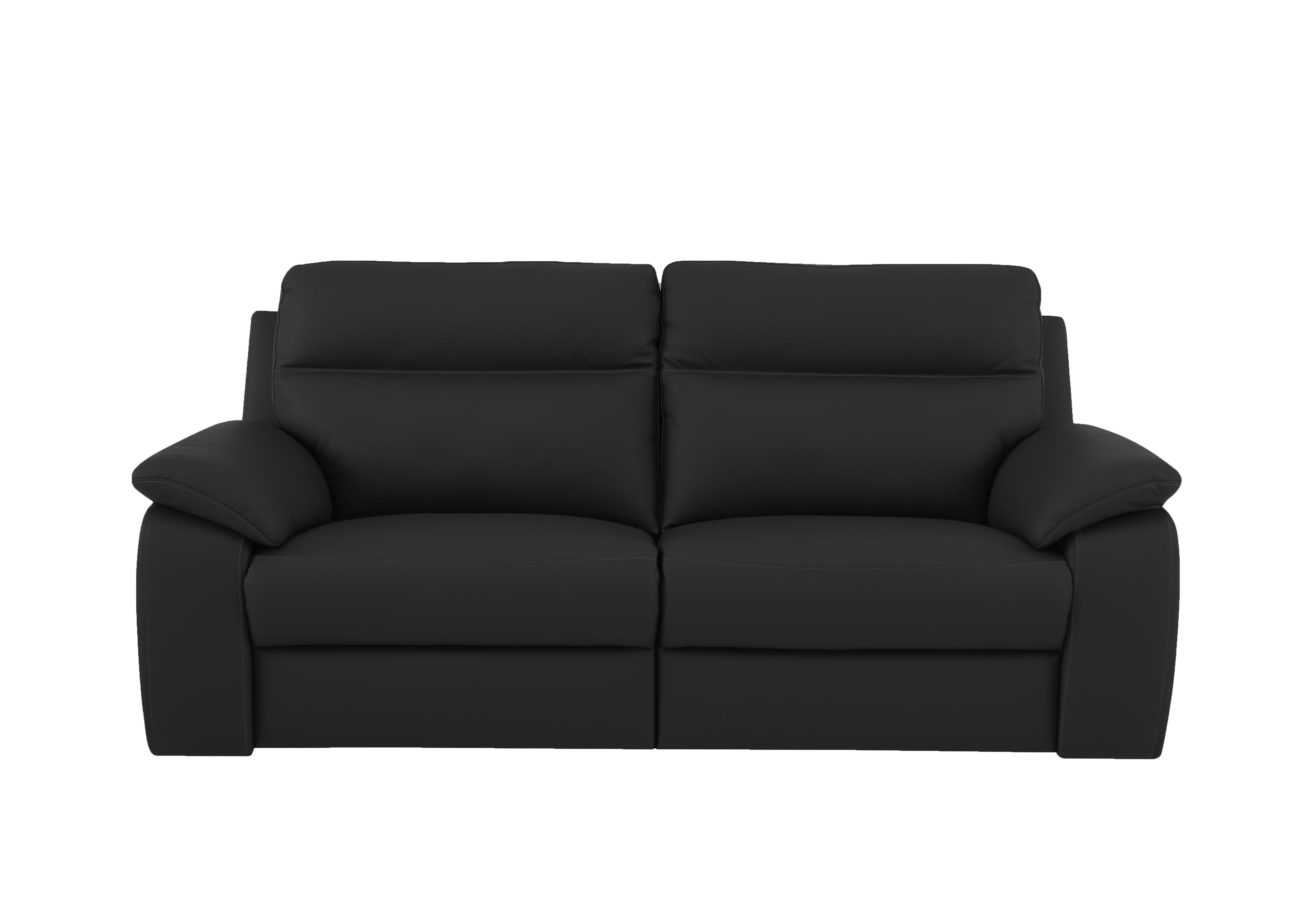 Black leather deals sofa chair