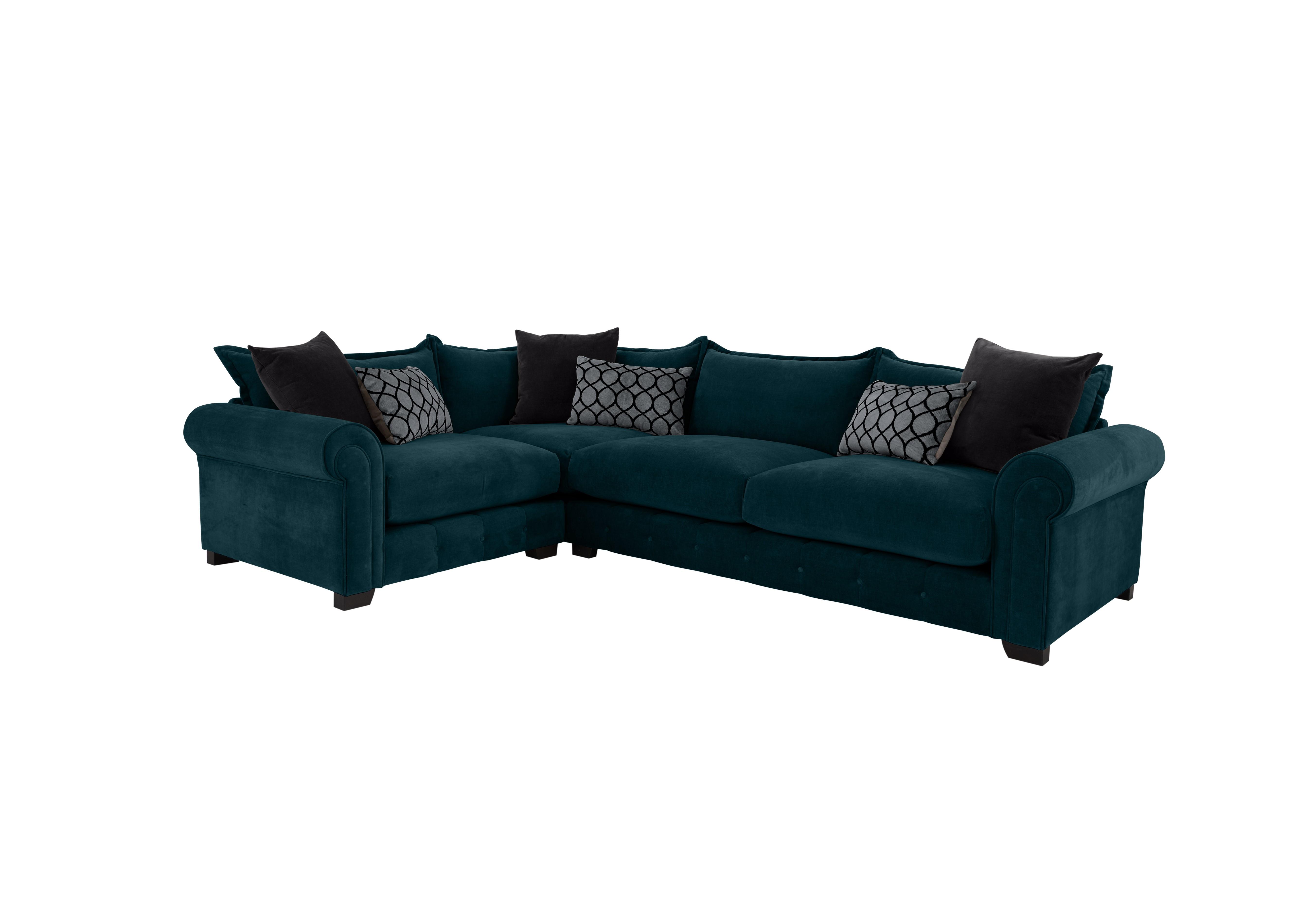 Sumptuous Medium Fabric Corner Sofa Alexander and James Furniture