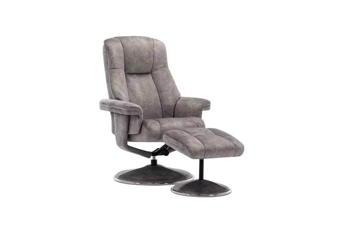 Harveys swivel deals chair and footstool