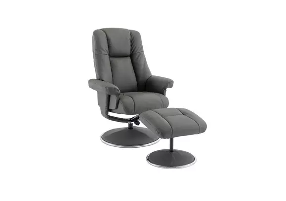 Small grey swivel discount chair