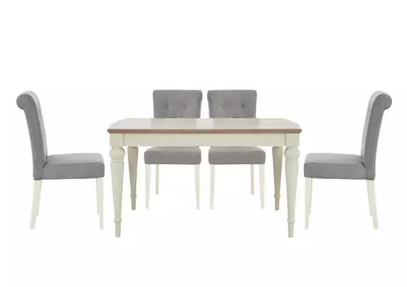 Furniture village white 2024 dining table