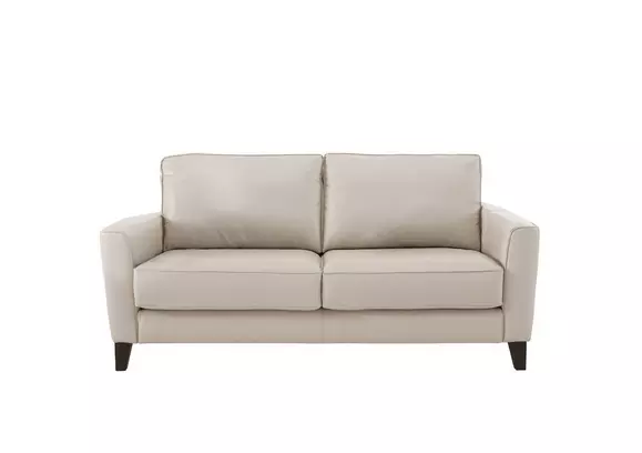 Small deals leather sofas