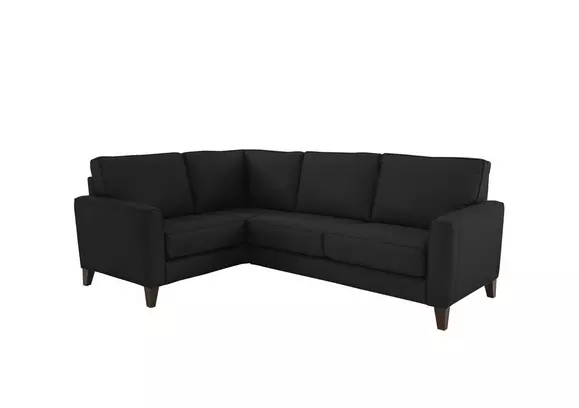 Sofas on sale corner black