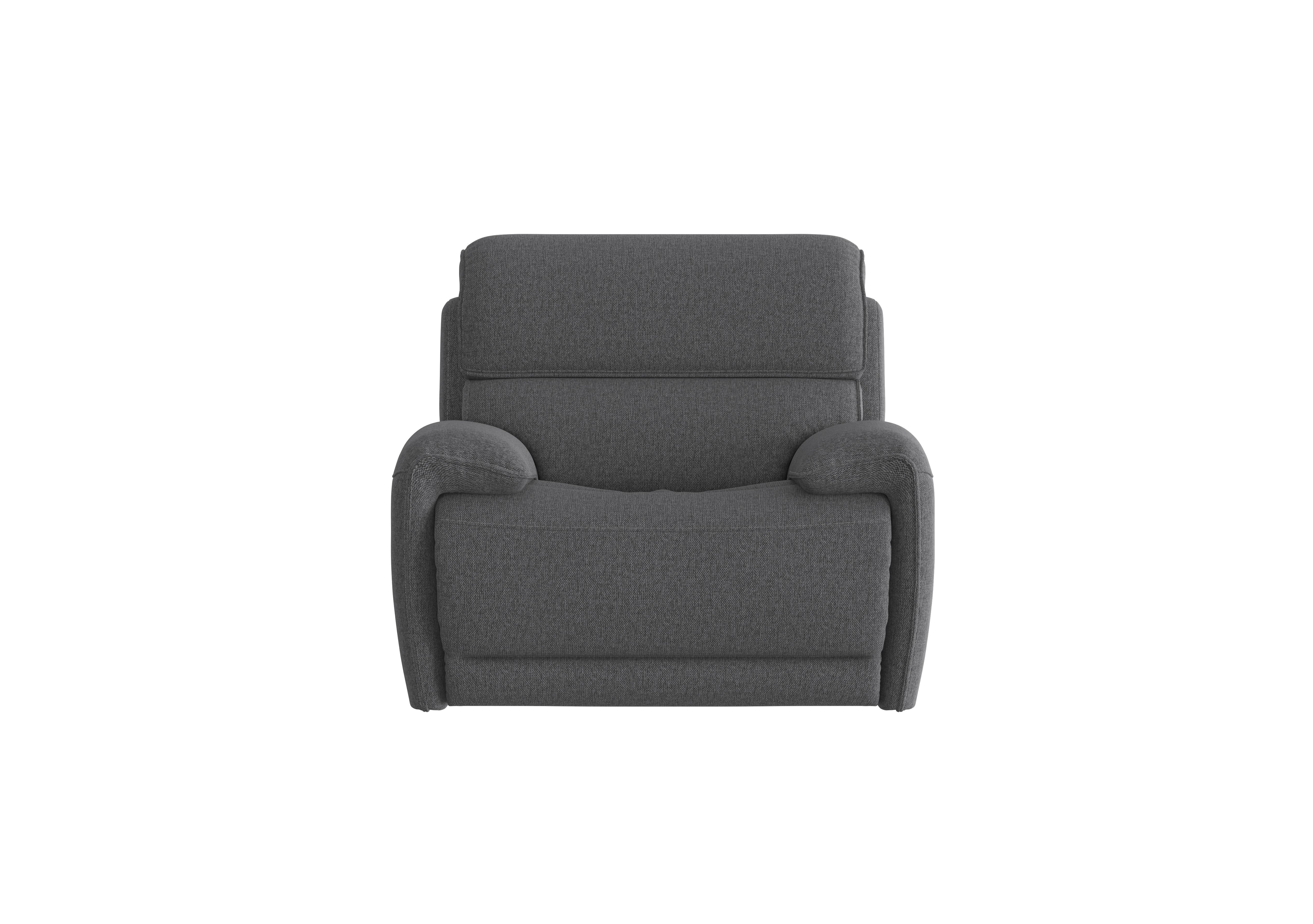 Link Fabric Power Recliner Armchair with Power Headrests Furniture Village