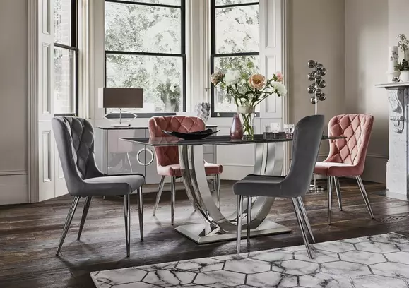 Grey and deals wood dining chairs