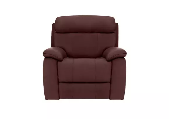 Red best sale recliner armchair