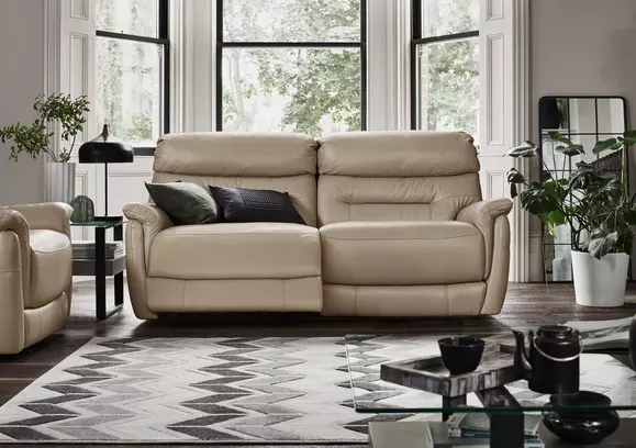 Furniture village leather sofas store and chairs