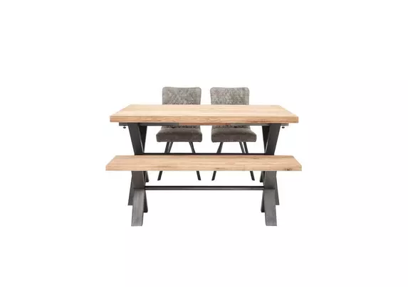 Bench dining table small hot sale