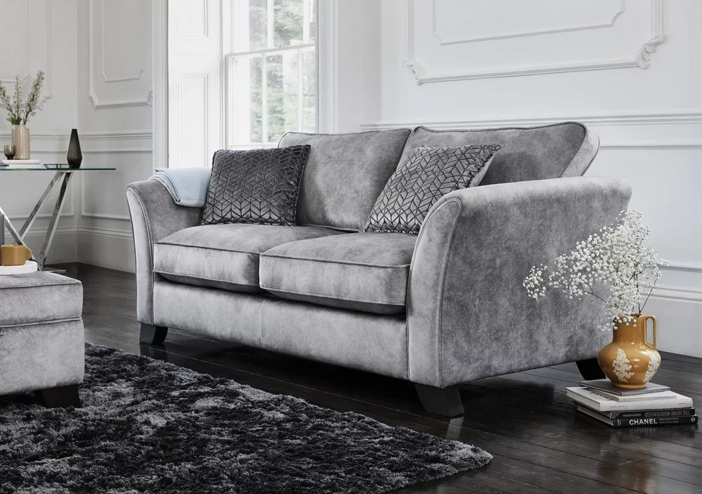 Amora 3 Seater Fabric Classic Back Sofa