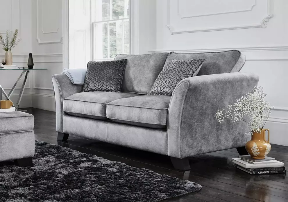 Amora 3 Seater Fabric Classic Back Sofa